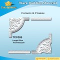 Hardened Polyurethane Plastic 3D Ceiling Moulding With Various Styles